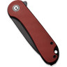 Складной нож CIVIVI ELEMENTUM Blackwash сталь D2, рукоять Burgundy G10 C907A-1