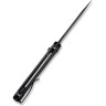 Складной нож CIVIVI ELEMENTUM Button Lock Blackwash сталь 14C28N, рукоять Black G10 C2103A